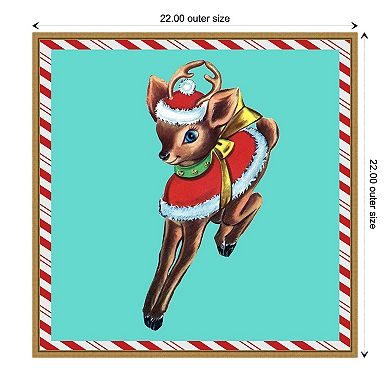 Amanti Art 1955 Christmas III Framed Canvas Wall Art