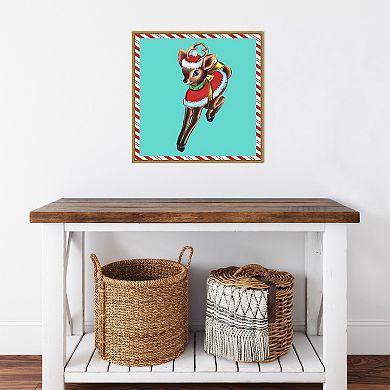 Amanti Art 1955 Christmas III Framed Canvas Wall Art