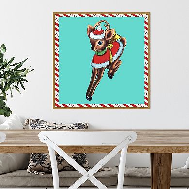 Amanti Art 1955 Christmas III Framed Canvas Wall Art
