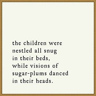 Amanti Art Sugar Plums Danced Framed Canvas Wall Art