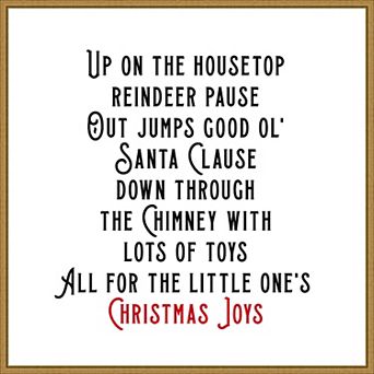 Amanti Art Up on the House Top Framed Canvas Wall Art