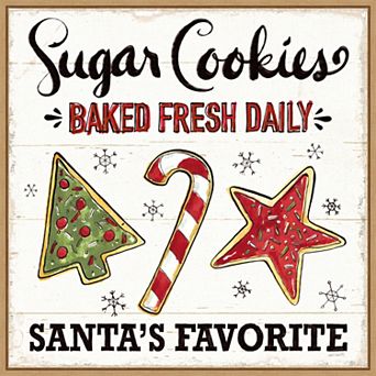 Amanti Art Christmas Treats II Framed Canvas Wall Art