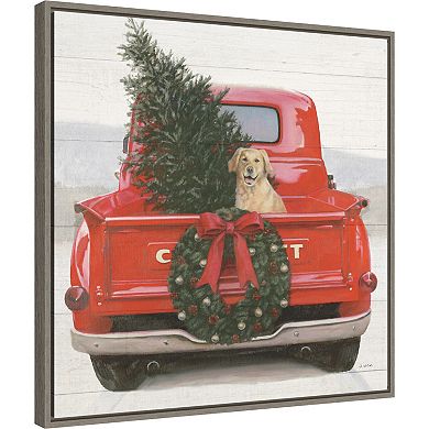 Amanti Art Christmas Heartland IV Framed Canvas Wall Art