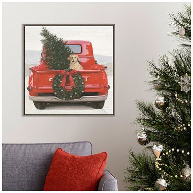 Amanti Art Christmas Heartland IV Framed Canvas Wall Art