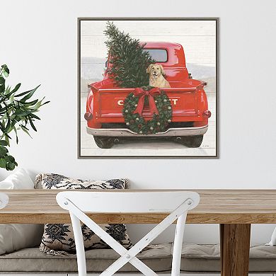 Amanti Art Christmas Heartland IV Framed Canvas Wall Art