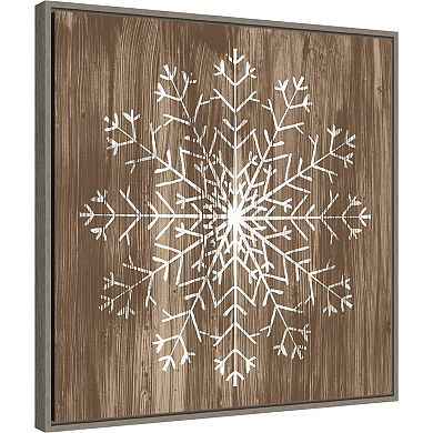 Amanti Art Barnwood Wonderland III Framed Canvas Wall Art