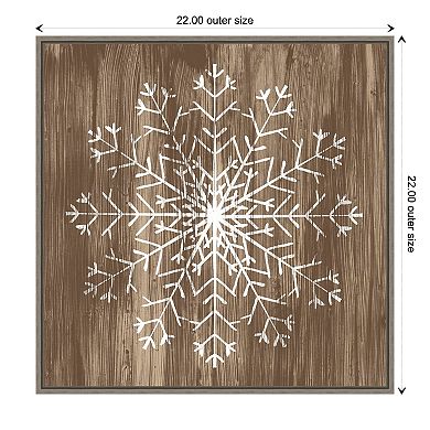 Amanti Art Barnwood Wonderland III Framed Canvas Wall Art