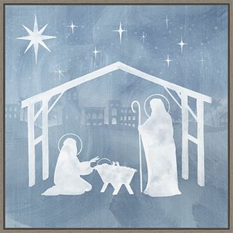 Amanti Art Star of Bethlehem I Framed Canvas Wall Art