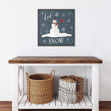 Amanti Art Christmas Cheer IV Framed Canvas Wall Art