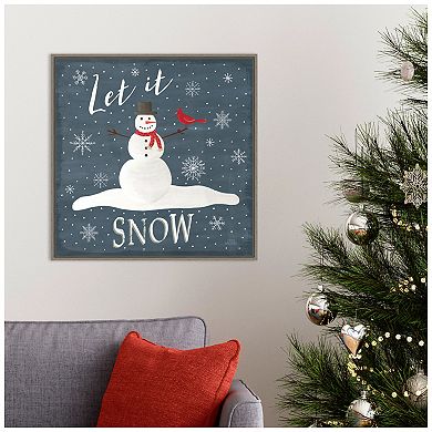 Amanti Art Christmas Cheer IV Framed Canvas Wall Art