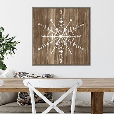 Amanti Art Barnwood Wonderland II Framed Canvas Wall Art