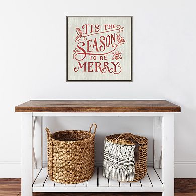 Amanti Art Bright Christmas II Framed Canvas Wall Art