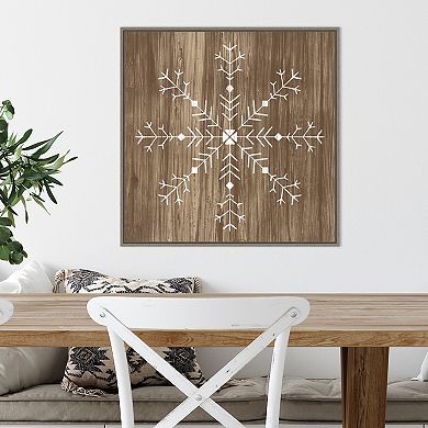 Amanti Art Barnwood Wonderland I Framed Canvas Wall Art