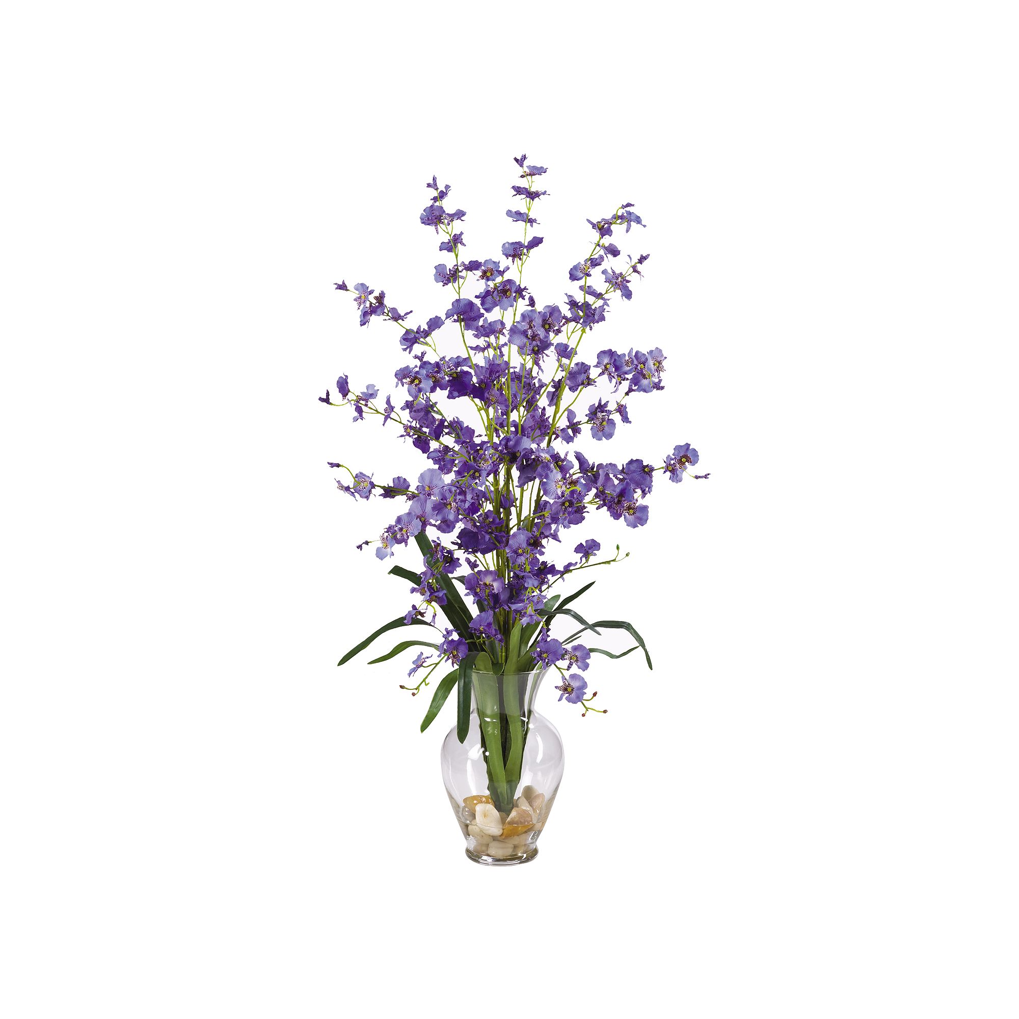 nearly natural Liquid Illusion Silk Dancing Lady Orchid Floral Arrangement,