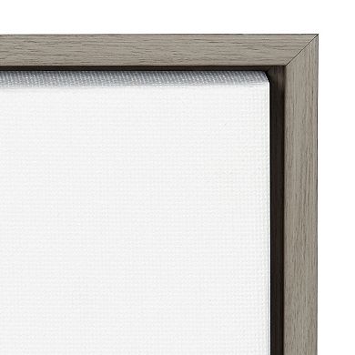 Amanti Art Birch Birds II Gray Wood Framed Canvas Wall Art