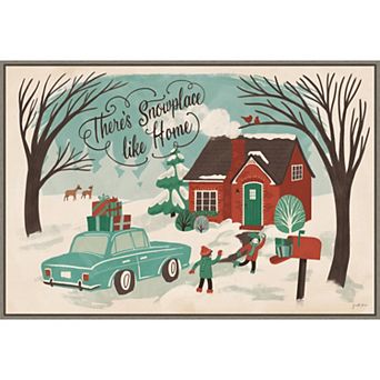 Amanti Art Winter Bliss I Framed Canvas Wall Art