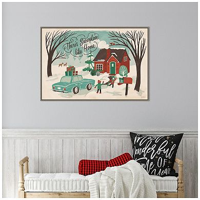 Amanti Art Winter Bliss I Framed Canvas Wall Art