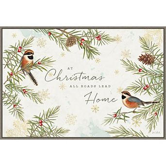 Amanti Art Christmas Tradition I Framed Canvas Wall Art