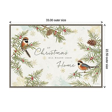 Amanti Art Christmas Tradition I Framed Canvas Wall Art