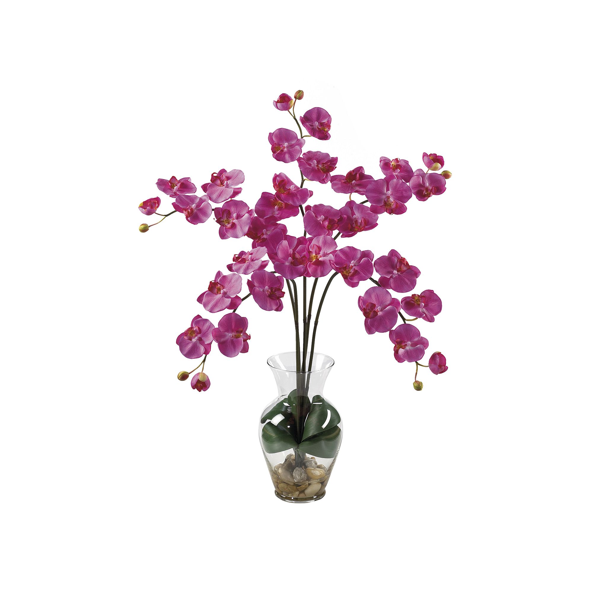 nearly natural Liquid Illusion Silk Phalaenopsis Orchid Floral Arrangement,