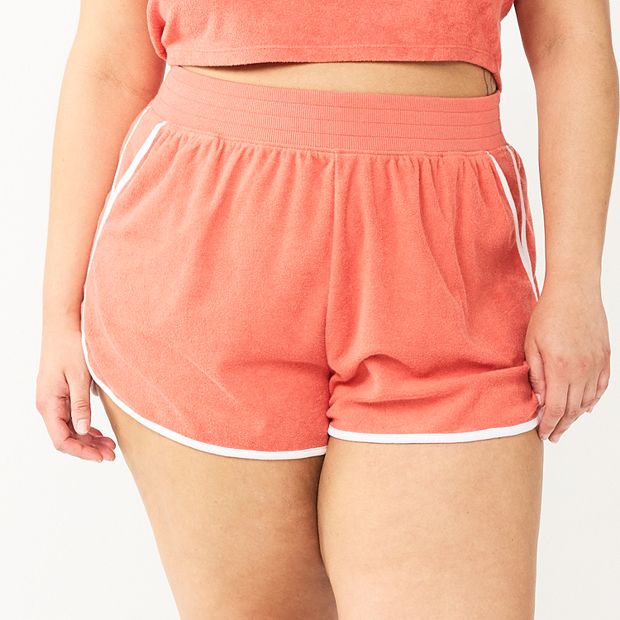 Plus size dolphin clearance shorts