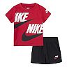 Baby Boy Nike Futura Double-Logo Graphic Tee & Shorts Set
