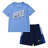 Baby Boy Nike Dot Logo Graphic Tee & Shorts Set