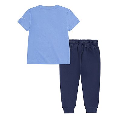 Baby Boy Nike Logo Graphic Tee & Jogger Pants Set