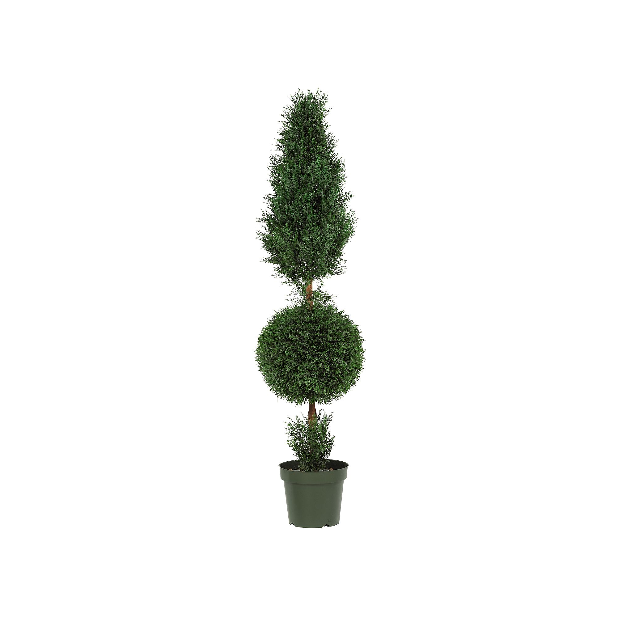 nearly natural Silk Cyprus Topiary, Multicolor