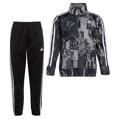 Boys 8-20 adidas 3-Stripe Tricot Tracksuit Set