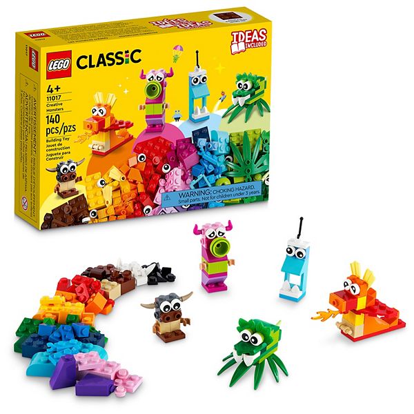 LEGO Classic Creative Monsters 11017 Building Kit with 5 Toys for Kids (140  Pieces)