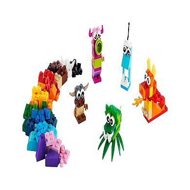 LEGO Classic Creative Monsters 11017 Building Kit with 5 Toys for Kids (140 Pieces)
