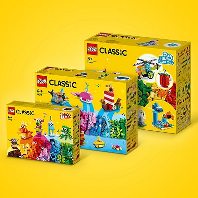 LEGO Classic Bricks and Functions 11019 Kids Building Kit 500 Pieces