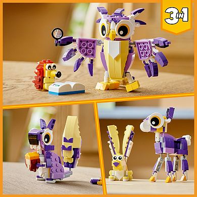 LEGO Creator 3-in-1 Fantasy Forest Creatures 31125 Building Kit (175 Pieces)