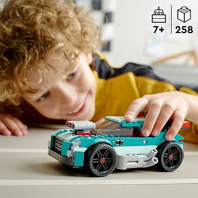 LEGO Creator 3-in-1 Street Racer 31127 Building Kit (258 Pieces)