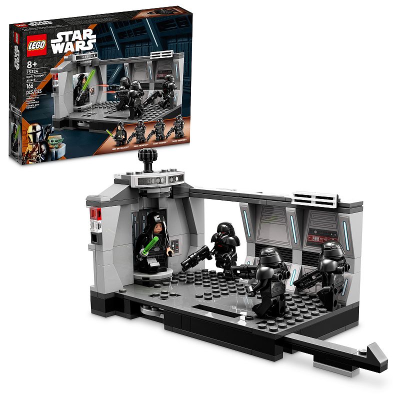 LEGO Star Wars Dark Trooper Attack 75324 Building Kit (166 Pieces), Multico