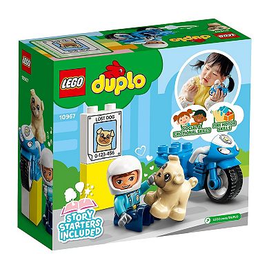 LEGO DUPLO Rescue Police Motorcycle 10967 Building Kit