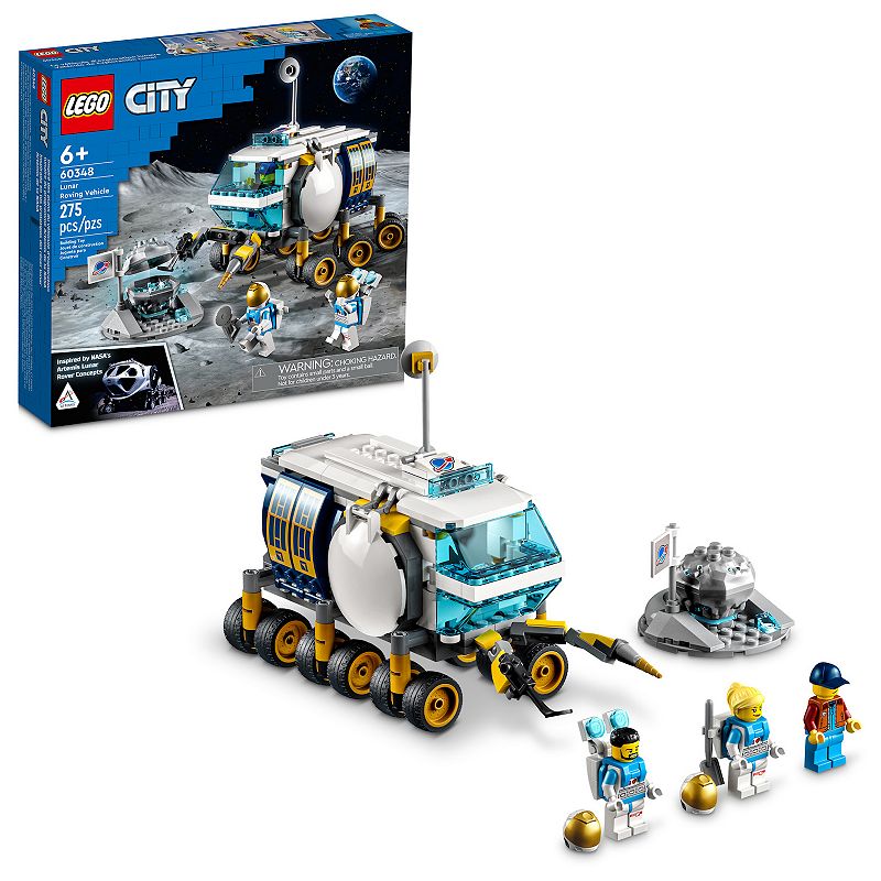 LEGO City Lunar Roving Vehicle 60348 Building Kit, Multicolor