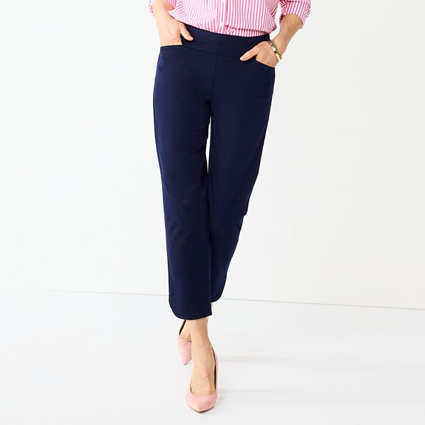 Women's Croft & Barrow® Effortless Stretch Ankle Pants