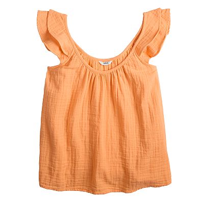 Women's Sonoma Goods For Life® Relaxed Ruffled Tank