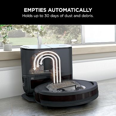 Shark® EZ Robot Vacuum with Self-Empty Base, Row-by-Row Cleaning (RV912S)