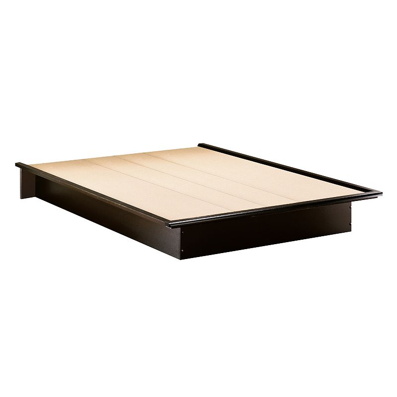 South Shore Step One Queen Platform Bed, Black