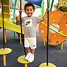 Toddler Boy Nike Splatter Graphic Tee & Patterned Shorts Set