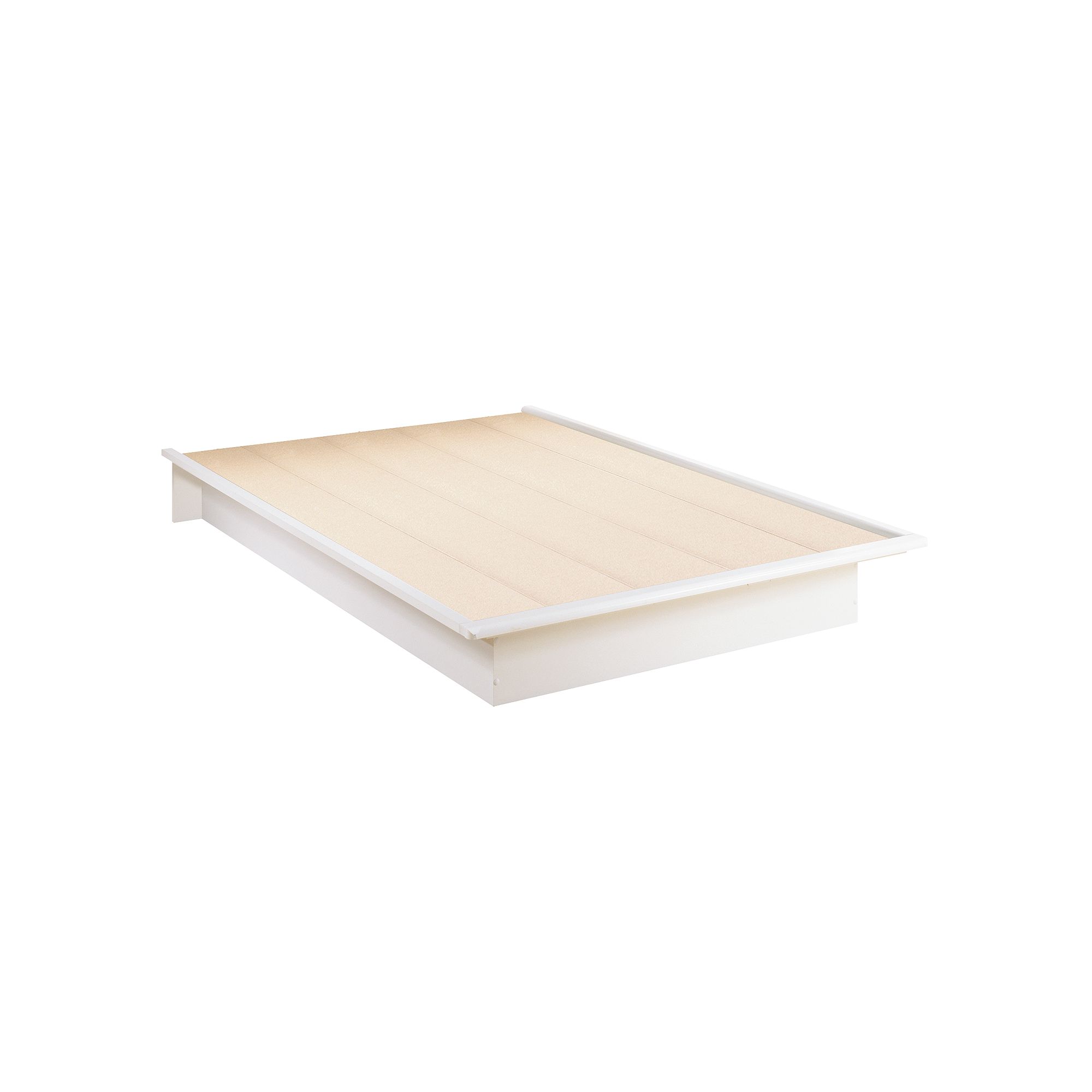 South Shore Step One Full Platform Bed, White