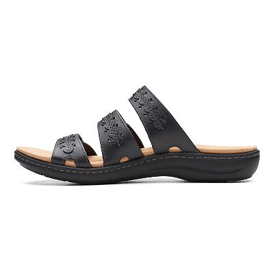 Clarks Laurieann Cove Women s Leather Slide Sandals