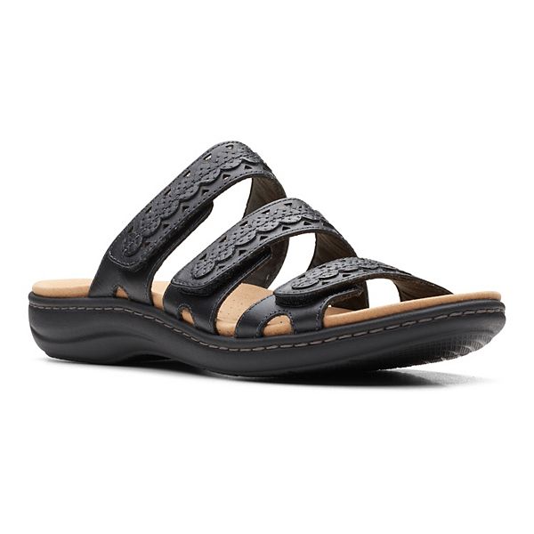 Clarks® Laurieann Cove Women's Leather Slide Sandals