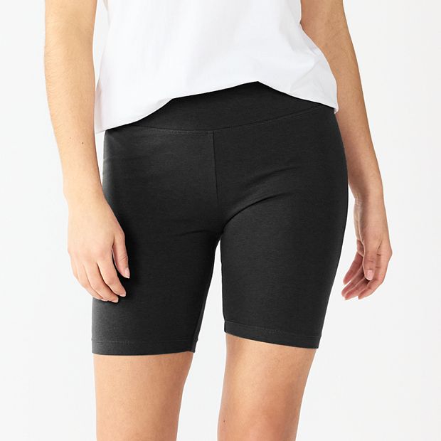 Petite Black Basic Cycle Shorts