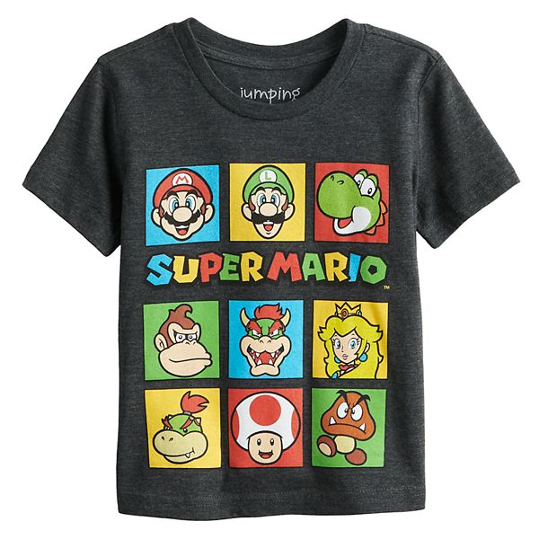 Toddler Boy Jumping Beans® Nintendo Super Mario Bros. Grid Graphic Tee