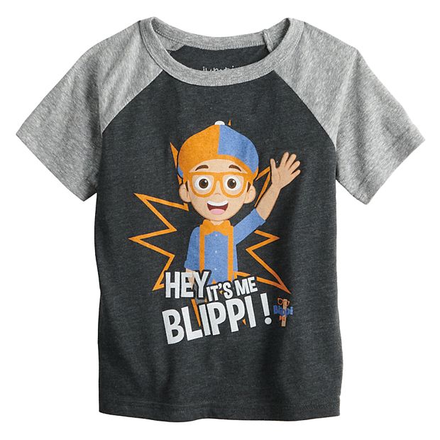 Toddler Boys' Blippi Solid T-Shirt - Blue 4T - Yahoo Shopping