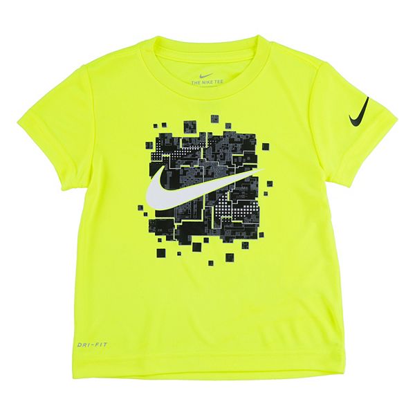 Baby & Toddler Boy Nike Neon Tech Swoosh Graphic Tee